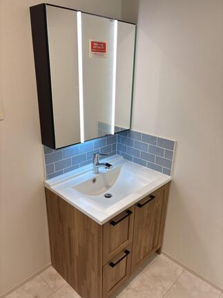 洗面化粧台交換