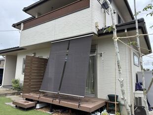 夏本番に向けてスタイルシェードを取り付けました！