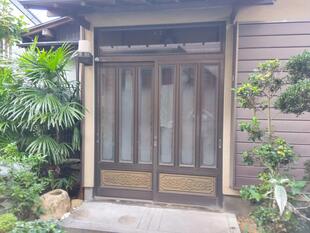 【玄関リフォーム　静岡市葵区】玄関引き戸も1日でリフォームできます♪