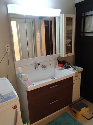 洗面リフォーム後