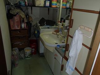 洗面リフォーム前
