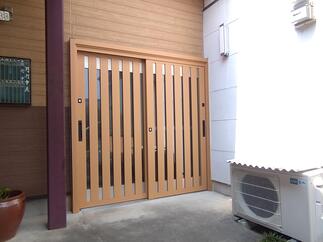 勝手口から玄関へリフォーム