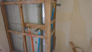 配管取替施工中１