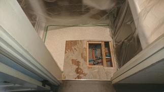 配管取替施工中２