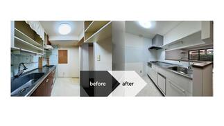 オープンキッチンへ間取り変更
