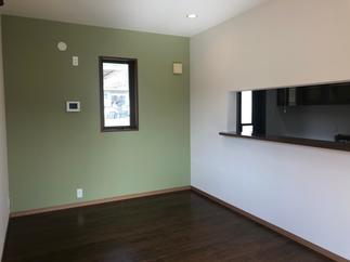 1部の壁紙のカラーを変えました