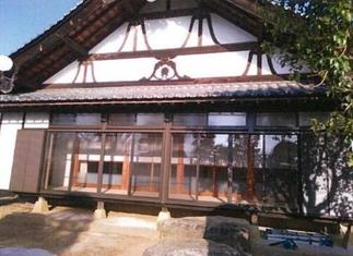 木製建具をアルミサッシに交換しました。