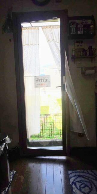 勝手口の断熱対策♪