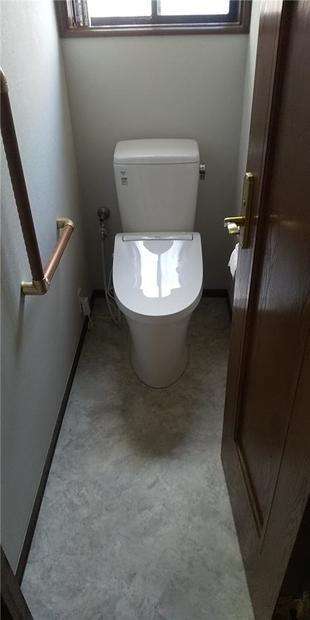 内装を一新　安心して使用できる居心地の良いトイレ空間に