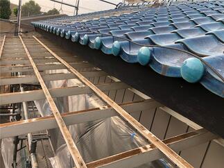 ベランダ雨よけ　Before