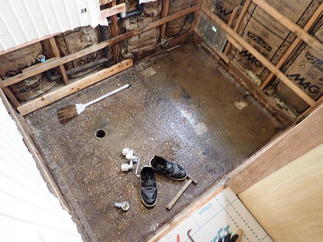 解体工事が終わりました。