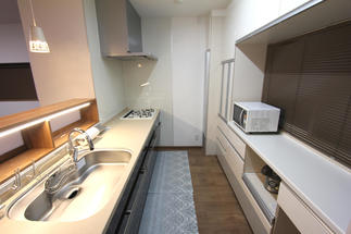 対面式のキッチン