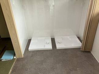 洗濯機を２台設置可能に