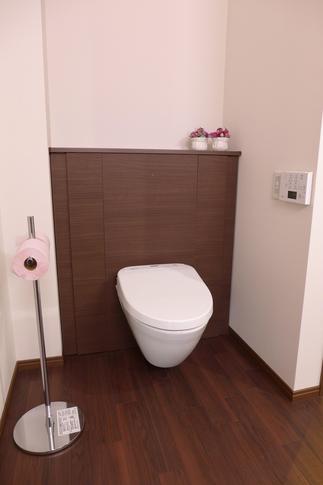 お掃除し易いトイレ