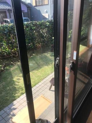 インプラス引違い窓PGアルミレール枠（ショコラーデ）