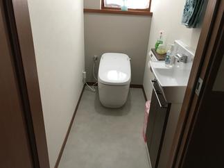 トイレ　after
