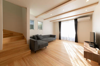 リビングにある階段は家族がかならず通るリビングに