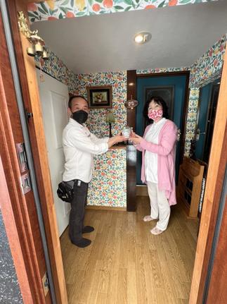 偶然にも施工時期の近くがお誕生日でした！