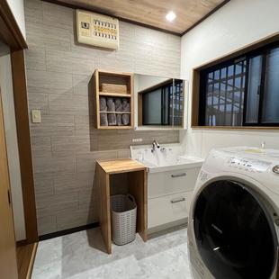 毎日のお支度が弾む♪洗面リフォーム