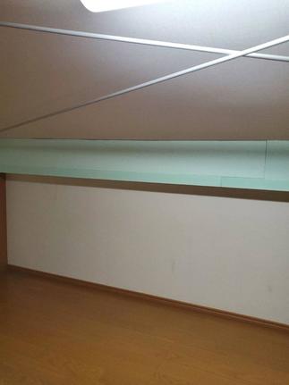 小屋裏収納の鉄骨梁を断熱しました