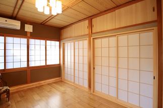 和室をリビングに。