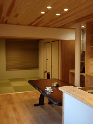 プライベート空間にもなる和室