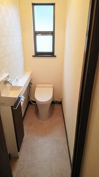 給排水の増設なしで手洗いカウンターが付けられます