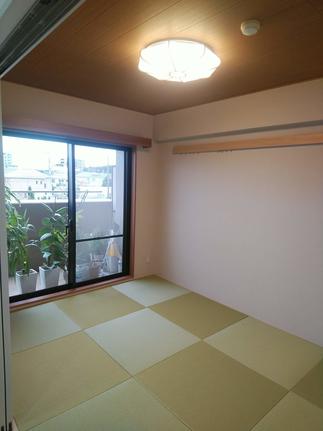 縁なし畳がおしゃれなモダン和室