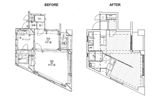 ビフォー・アフター間取り図