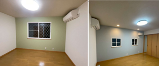 アクセントクロスで北欧ナチュラル