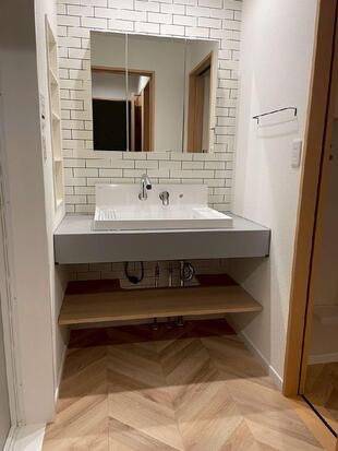 【LIXIL カスタムバニティ】北欧ナチュラルスタイル