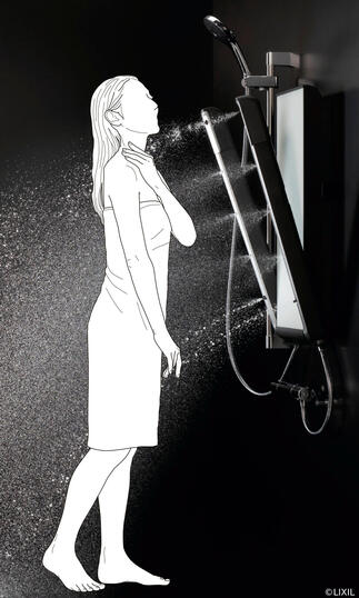 シャワーだけでほっと一息