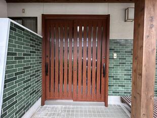 大牟田市　Ｋ様邸　玄関引戸リシェント工事
