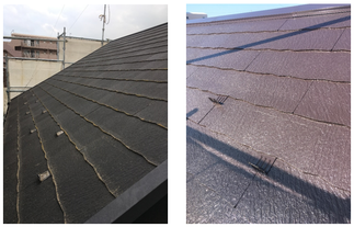 屋根は通常塗装しました