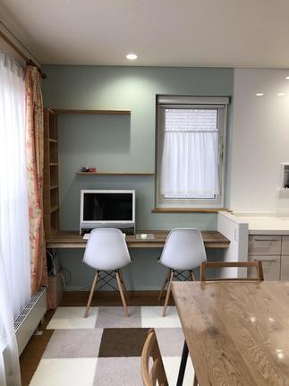 ダイニングキッチンに家族の時間をプラス