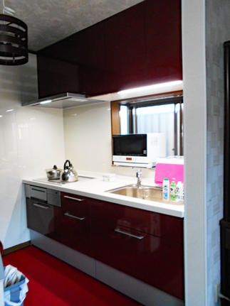 親御様世帯のキッチンも新しく