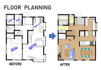 構造に負担をかけずにリノベーション