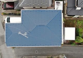 ドローン調査による屋根アフター