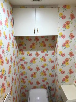 トイレの取替＆壁紙貼替