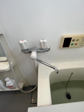 浴室水栓ビフォー