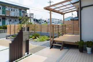 ウッドデッキ　LIXIL　樹ら楽ステージ　テラス　LIXIL　シュエット