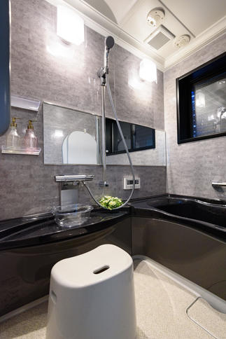 音楽が楽しめるバスルーム