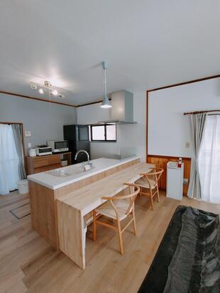 大分県豊後高田市H様邸　LDK、洗面改修工事