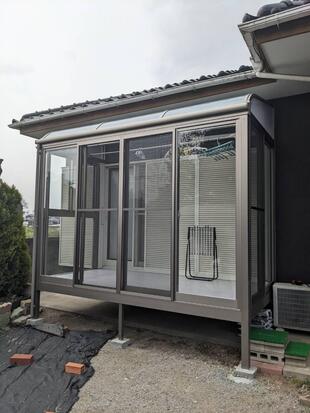 他社様で断られたサンルーム設置｜中津市 LIXILサニージュ施工事例