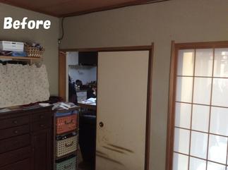 仕切り　施工前