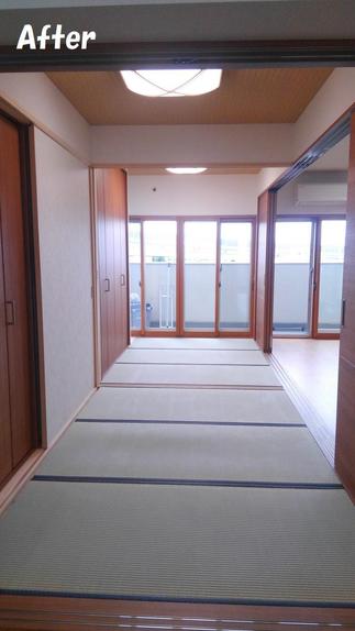 ■和室■クロス、ふすま、畳をリフォーム。明るくモダンな和室へと変身☆