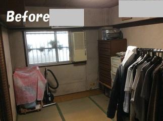 和室から洋室へ（施工前）