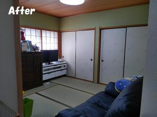 和室のふすまと壁のクロスをチェンジ！和モダンな雰囲気へ☆