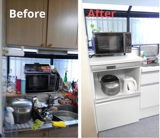 キッチン（家電収納）