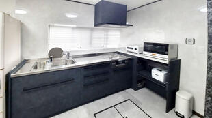 横浜市港南区 Ｍ様邸　快適動線のスタイリッシュなＬ型キッチンリフォーム